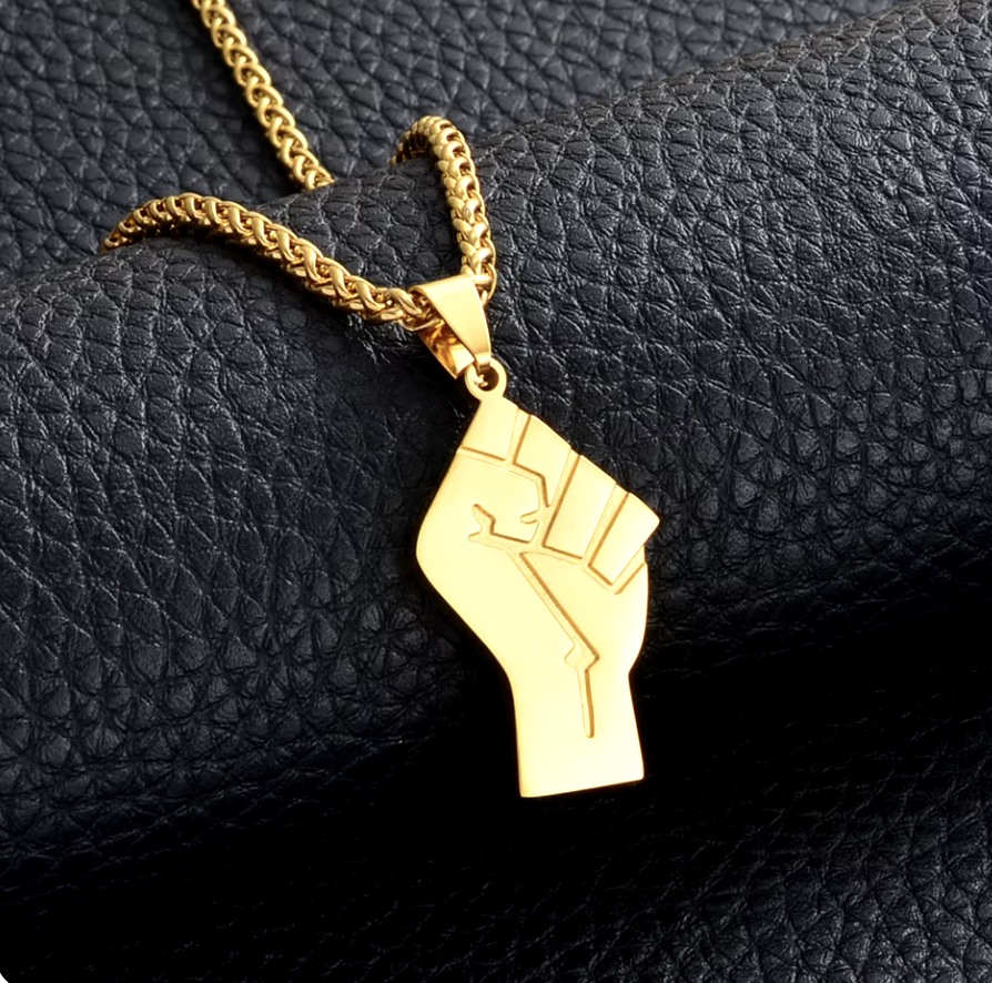 Black Lives Matter Fist Necklace